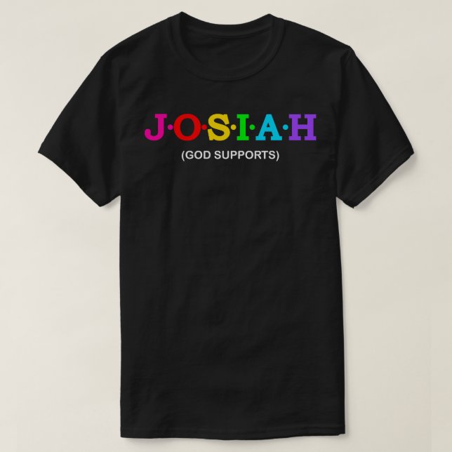Camiseta Josiah Deus Apoia (Frente do Design)