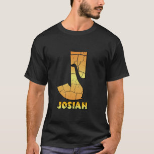 Camiseta Josiah personalizou meninos dinossauros lindos e p