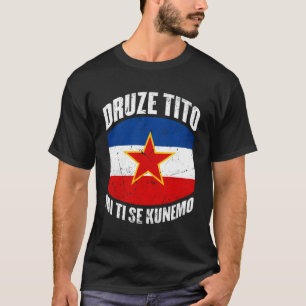 Camiseta Josip Broz Tito Marsal Sfry Jugoslávia