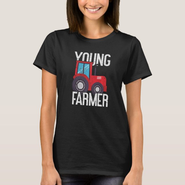 Camiseta Jovem Agricultor Fazenda Local   Jovem Agricultor (Frente)