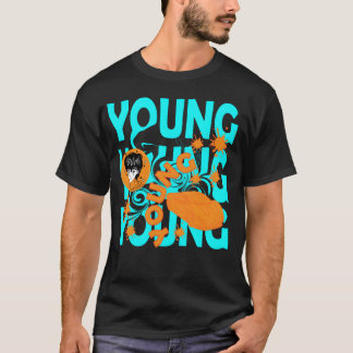 Camiseta jovem amigo