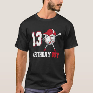 Camiseta Jovem Bebê de Baile 13 de Aniversário de 13 Anos