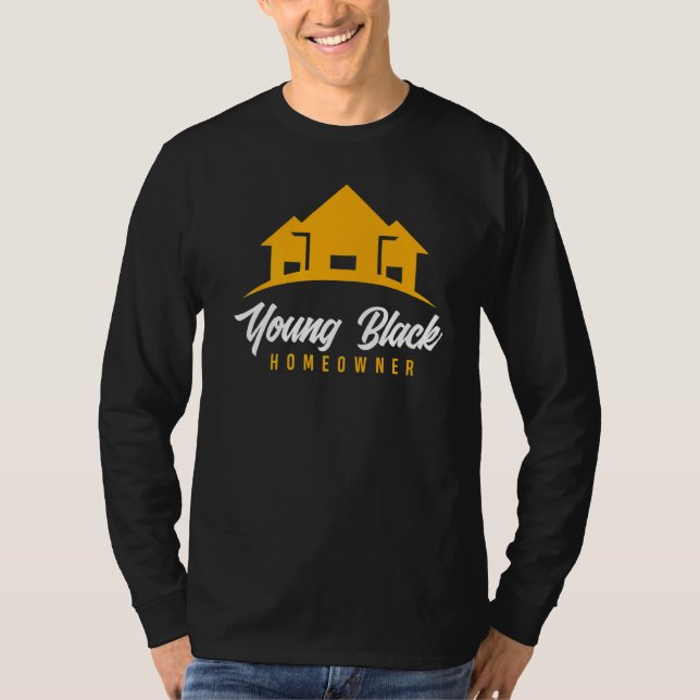 Camiseta Jovem Black Homeowner Nova Casa (Frente)