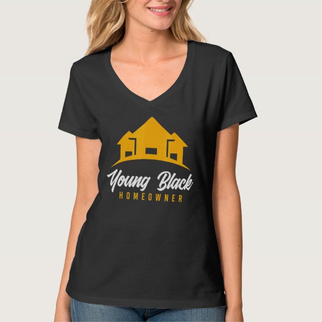 Camiseta Jovem Black Homeowner Nova Casa (Frente)