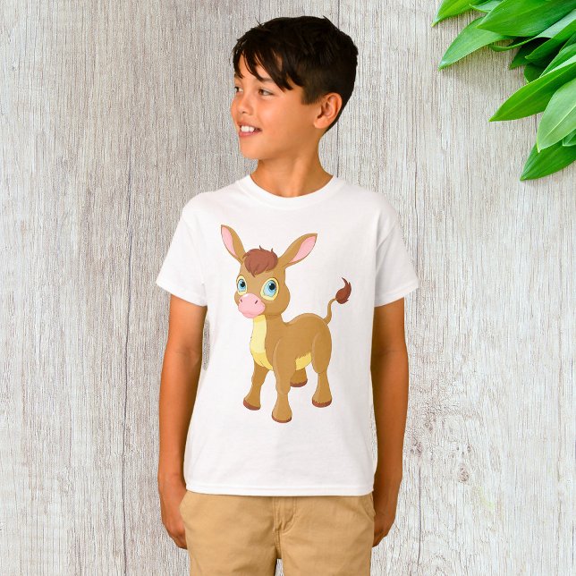 Camiseta Jovem Cachorro Bonito com Olhos Azuis Grandes (Criador carregado)