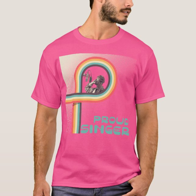 Camiseta Jovem Cantor Rnb Canta Na Frente Do Microfone (Frente)