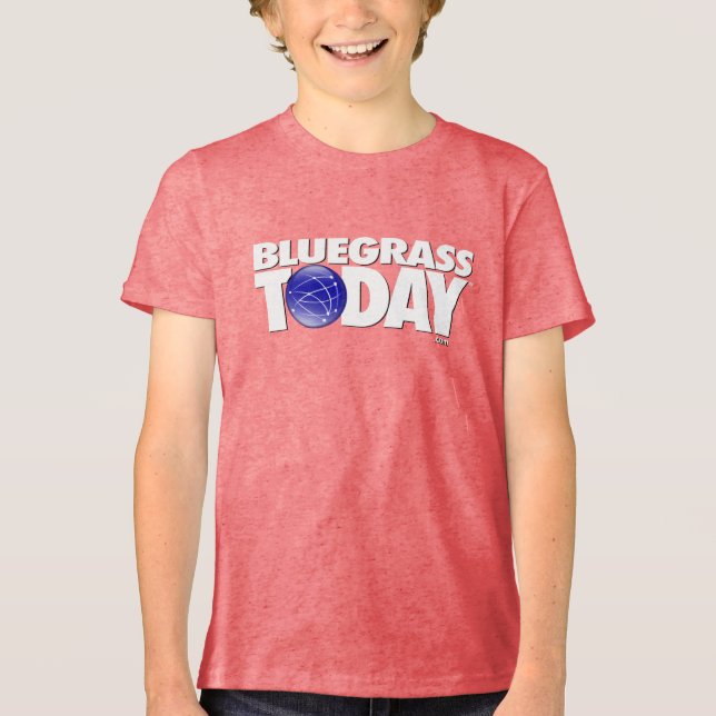 Camiseta jovem com logotipo Bluegrass Today (Frente)