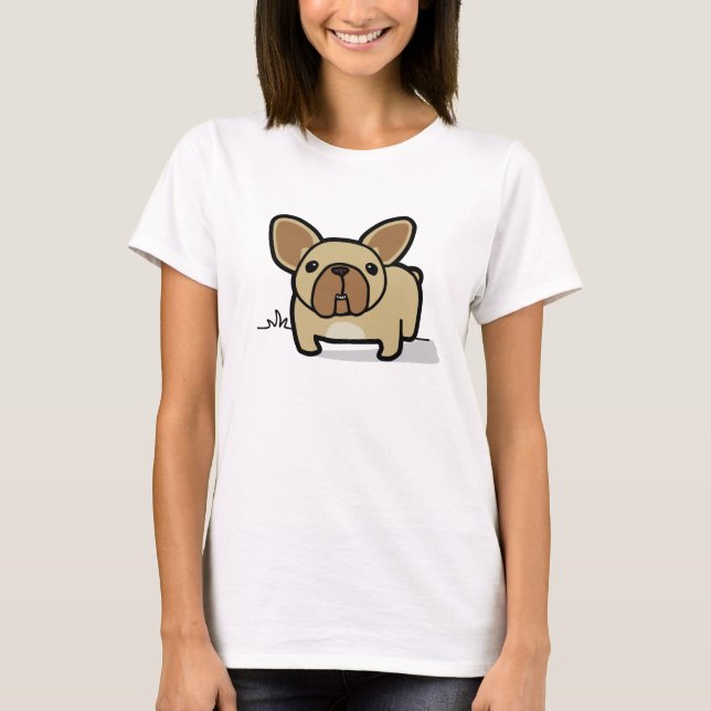Camiseta Jovem corça Frenchie (Frente)