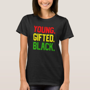 Camiseta Jovem dotado História Negra Mês Afro-Americano