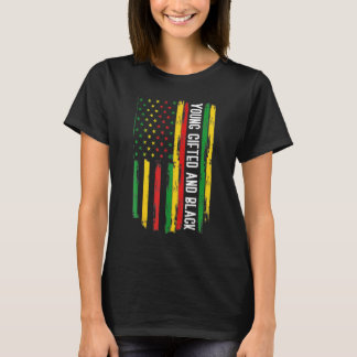 Camiseta Jovem e História Negra Afro Orgulho Africano Crian