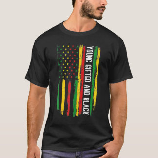 Camiseta Jovem e História Negra Afro Orgulho Africano Crian
