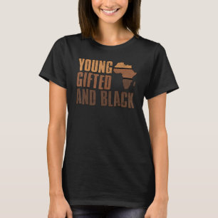 Camiseta Jovem e Menina Negra Rainha Melanina Meninas Crian