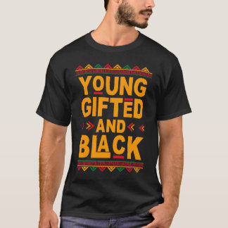 Camiseta Jovem e Negro História Negra Mês Melani
