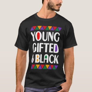Camiseta Jovem e Negro História Negra Mês Melani
