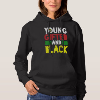 Camiseta Jovem e Negro Orgulho Africano Preto História Mês