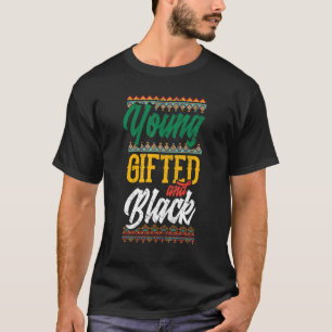 Camiseta Jovem e negro orgulhoso Patrimônio afro-americano