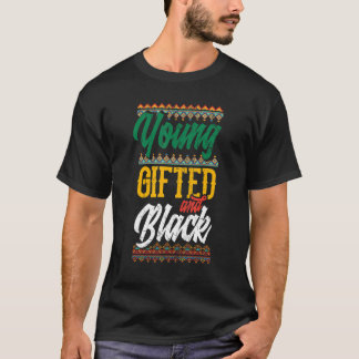 Camiseta Jovem e negro orgulhoso Patrimônio afro-americano
