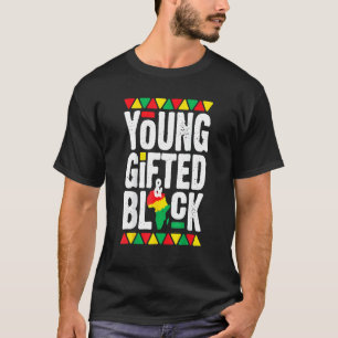 Camiseta Jovem Ed Black African Pride History Month Magic