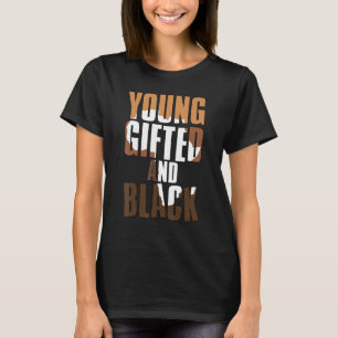 Camiseta Jovem ed e Garota Negra Melanin Queen Meninas Cria