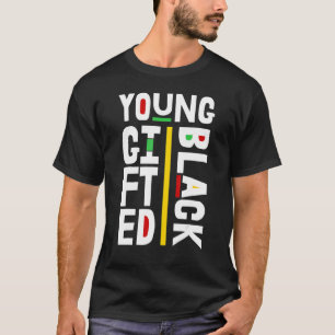 Camiseta Jovem ed e Mês da História Negra Retro BLM Melanin