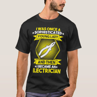 Camiseta Jovem Eletricista Senhora