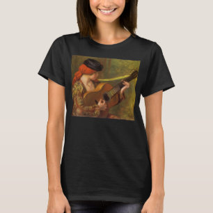 Camiseta Jovem Espanhola com uma Guitarra por Pierre Renoir