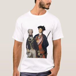 Camiseta Jovem George Washington e Lafayette