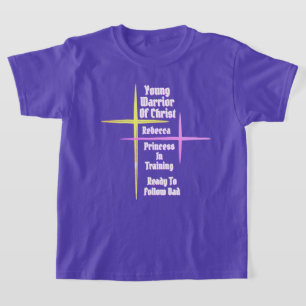 Camiseta Jovem Guerreiro de Cristo Princesa em Treinamento