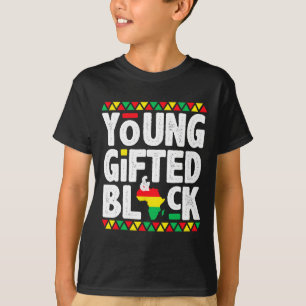 Camiseta Jovem Negro Talentoso4 Garota Magia Negra Menino N