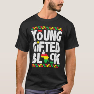 Camiseta Jovem Orgulho Negro E Presente Na América Negra