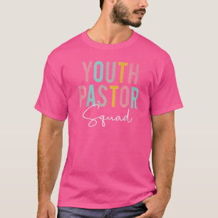 Camiseta Jovem Pastor Esquadrão Apreciação Colorida Dia de 