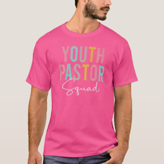 Camiseta Jovem Pastor Esquadrão Apreciação Colorida Dia de 