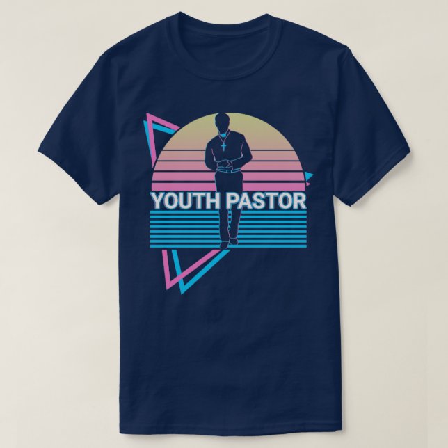 Camiseta Jovem Pastor Retro (Frente do Design)
