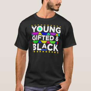 Camiseta Jovem Preto4 Preto a Menina Magia e História Negra