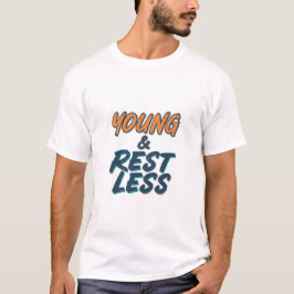 Camiseta Jovem & Restless Motivational Cote Mens T-shirt|