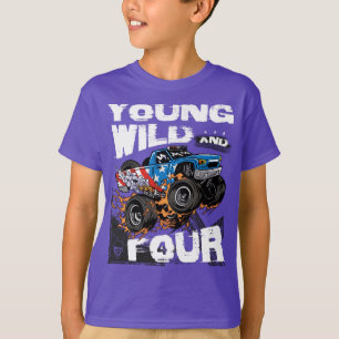 Camiseta Jovem, Selvagem e 4º Aniversário do Monstro