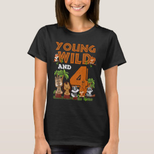Camiseta Jovem Selvagem e eu somos Quatro, Quarto Aniversár