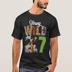 Camiseta Jovem Selvagem E Jardim Zoológico Safari, 7 de 7 A