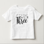 Camiseta Jovem Selvagem e Três | ANIVERSÁRIO DE 3 ANOS<br><div class="desc">Por Designs Redefinidos</div>