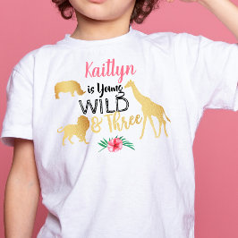 Camiseta Jovem Selvagem & Três Garotas da Selva 3º Aniversá