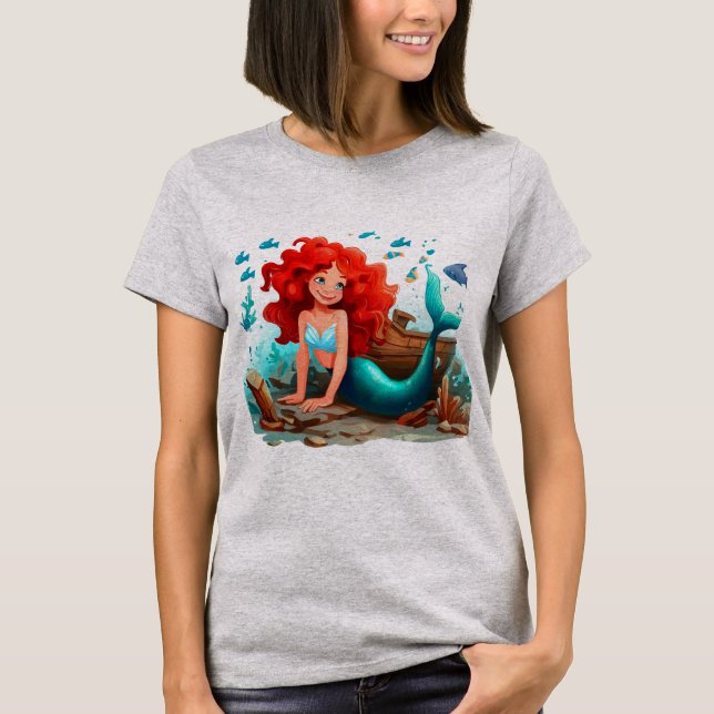 Camiseta Jovem sereia (Frente)