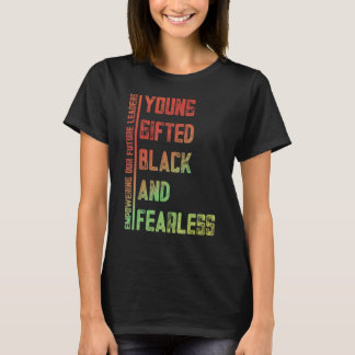 Camiseta Jovem, Talentoso, Negro, Sem Medo - Uma Homenagem