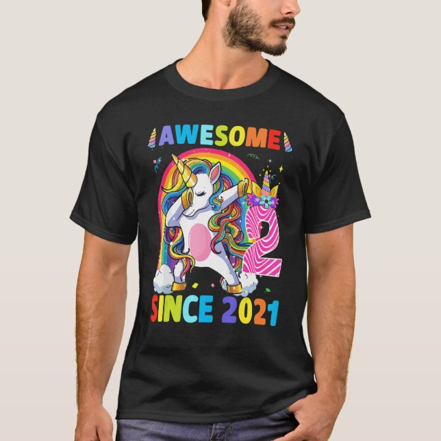 Camiseta Jovens adolescentes bebendo Unicórnio segundo B (Frente)