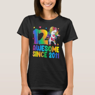 Camiseta Jovens adolescentes com 12 anos dão palmadas em Un