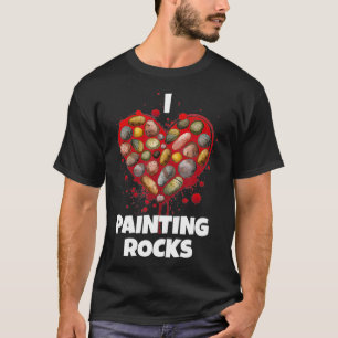 Camiseta Jovens Artistas Do Rock Painter I Adoro Pintura De