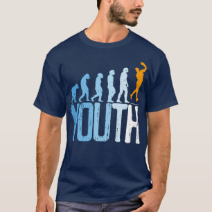 Camiseta Jovens da Equipe de Esportes do Jogador de Andebol