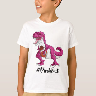 Camiseta Jovens de futebol do Dinossauro Sensibilização par