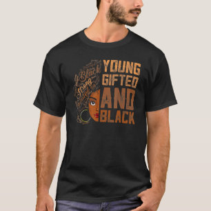 Camiseta Jovens Detidos e História Negra Mês Africano Melan
