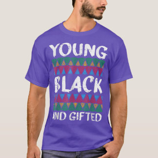 Camiseta Jovens dotados e negros História africana Legal