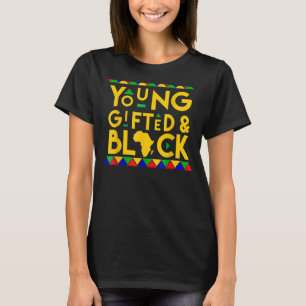Camiseta Jovens dotados e Roupa de História Negra, Homens A